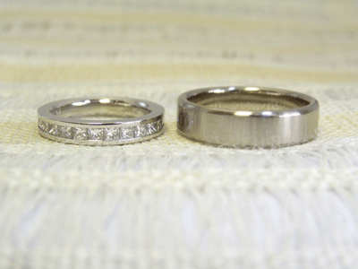 ハーフエタニティの結婚指輪01