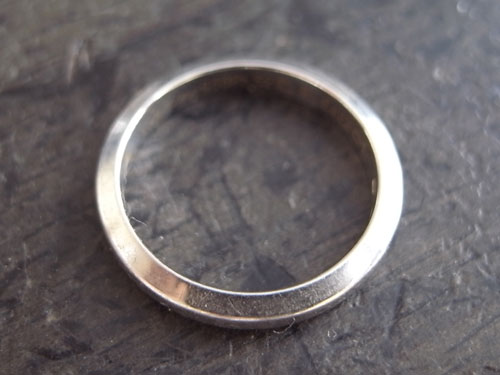 カルティエの結婚指輪のサイズ直し　01