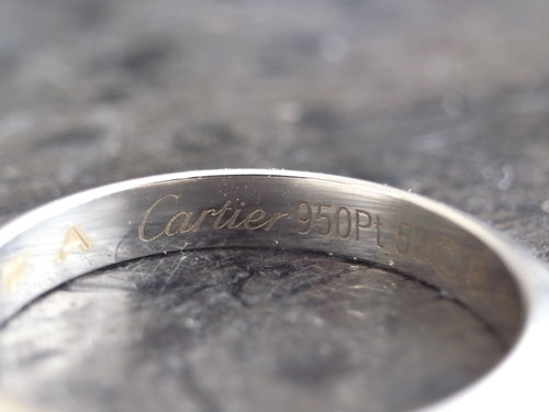 カルティエの結婚指輪のサイズ直し　02