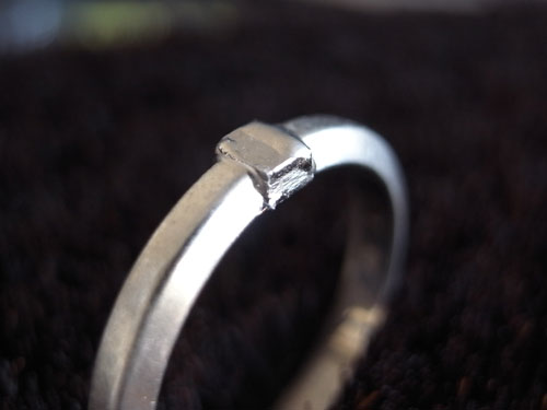 カルティエの結婚指輪のサイズ直し　06