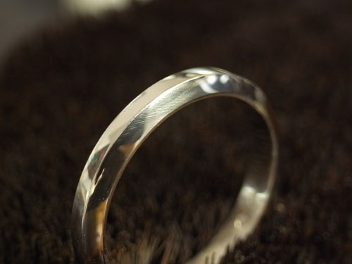 カルティエの結婚指輪のサイズ直し　10