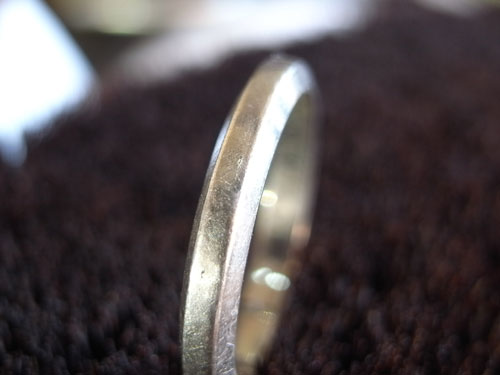 カルティエの結婚指輪のサイズ直し　11