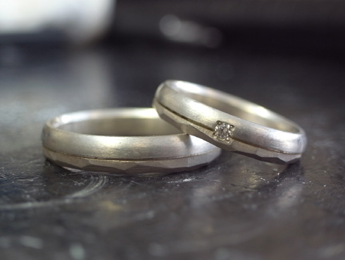 個性的な結婚指輪 リング幅確認用のサンプル