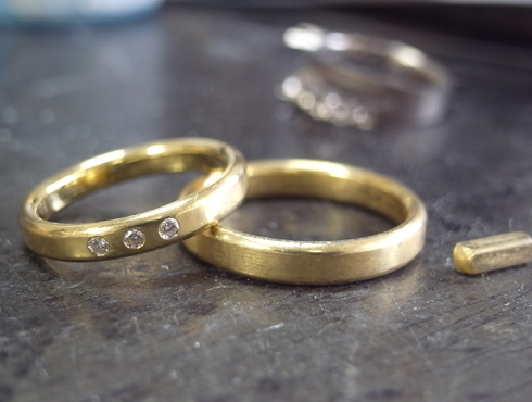 シンプルな結婚指輪のサイズ直し01