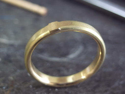 シンプルな結婚指輪のサイズ直し06