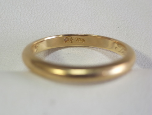 70年前の結婚指輪のサイズ直し 04