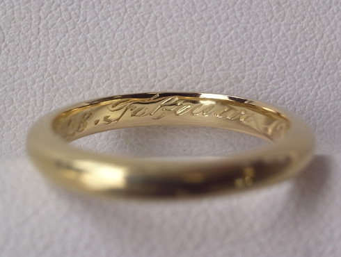 70年前の結婚指輪のサイズ直し 10