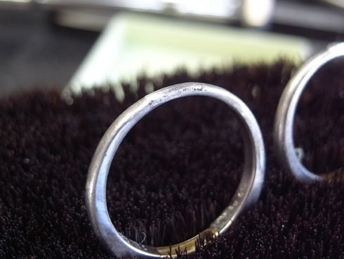 結婚指輪の修理 03