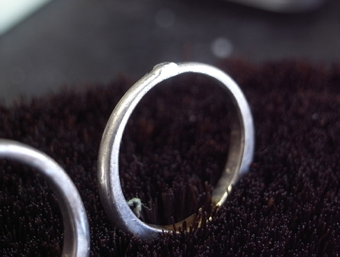 結婚指輪の修理 04