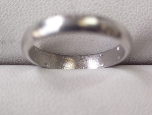 シンプルだけど、こだわりのある結婚指輪　製作過程　05