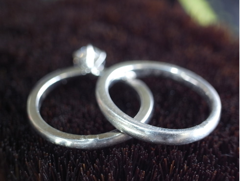 俄の結婚指輪、婚約指輪のサイズ直し 07