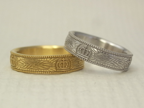 王冠（クラウン）の結婚指輪 03