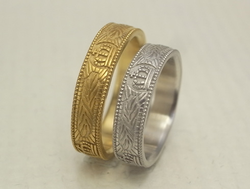 王冠（クラウン）の結婚指輪 04