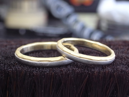 アトリエエッグのオリジナル結婚指輪の製作　06