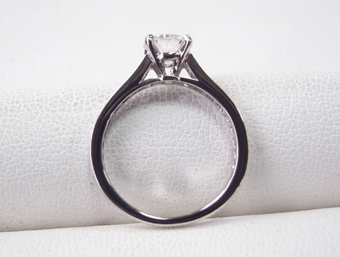 カルティエの婚約指輪のサイズ直し　ソリテール リング solitaire ring 09