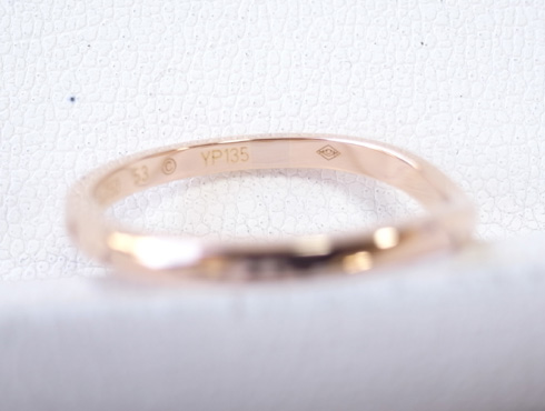 切断されたカルティエ（cartier）の結婚指輪のサイズ直しと修理　25　01