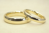 NO.233 シンプルな甲丸の結婚指輪