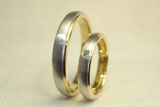 プラチナ／ゴールドの結婚指輪