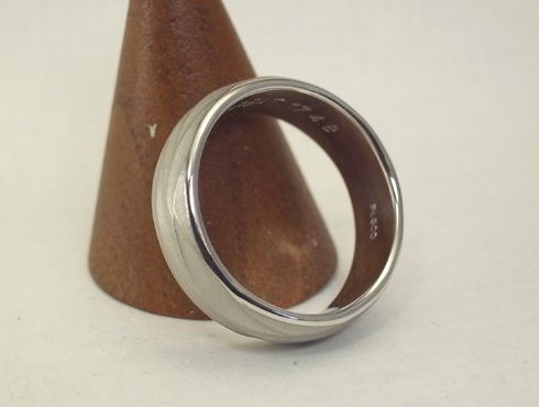 NO.181 手作り風の結婚指輪（プラチナ）05