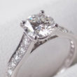 カルティエの婚約指輪のサイズ直し　ソリテール リング