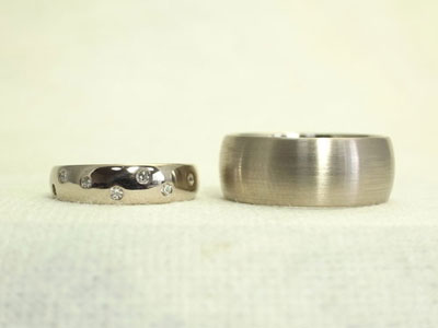 NO.69 ダイヤ数付と幅広の指輪