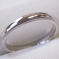 ティファニーの指輪（クラシックミルグレイン）のカットとサイズ直し(後)