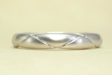 NO.44 キルト柄の結婚指輪