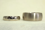 NO.69 ダイヤ数付と幅広の結婚指輪