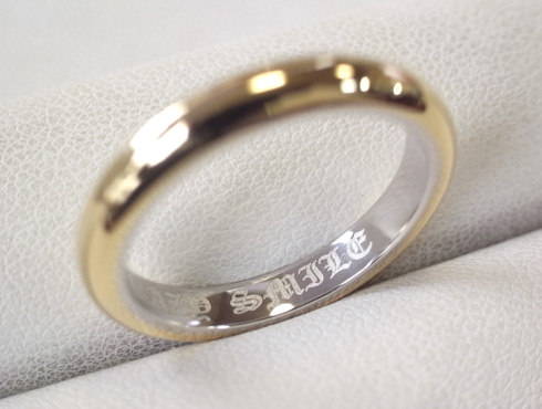コンビで製作した こだわりのあるシンプルな結婚指輪05
